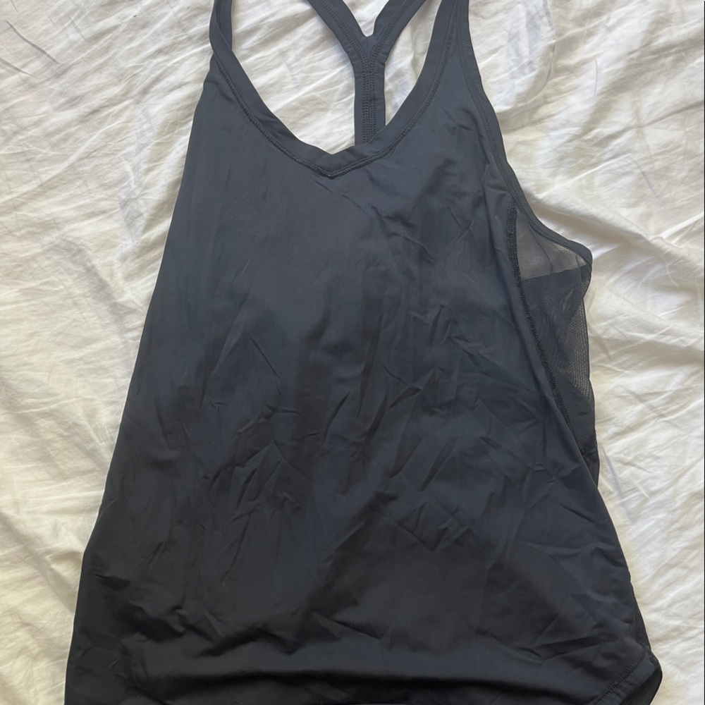 Light weight lululemon racerback mesh side tank top